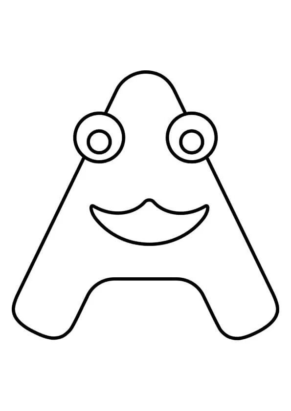 Letters & Alphabets Colouring Pages
