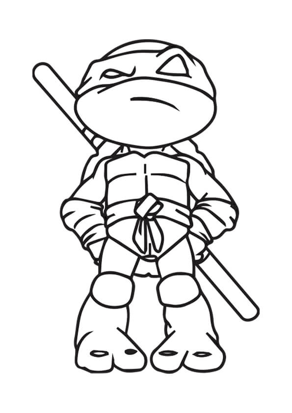 Ninja Colouring Pages