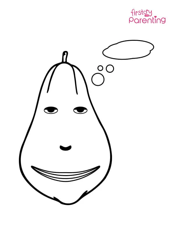 Papaya Dreaming Coloring Page