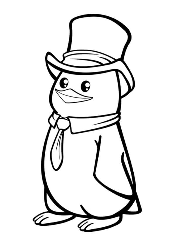 Penguin Colouring Pages