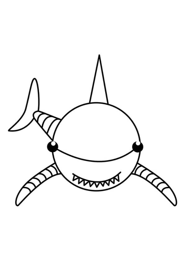 Shark Colouring Pages