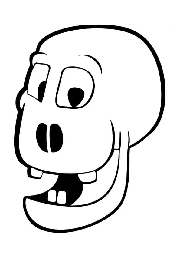 Skeleton Colouring Pages Skeleton Colouring Pages