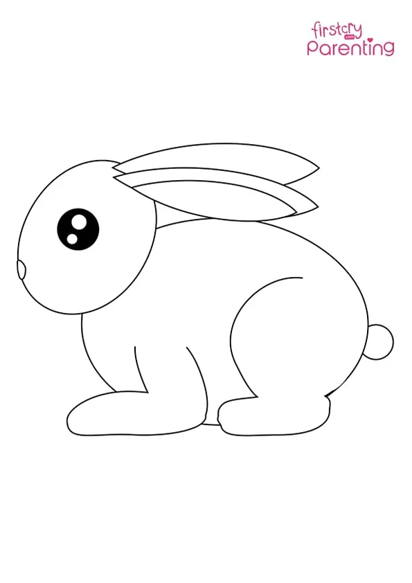 Small Rabbit Coloring Page Colouring Pages