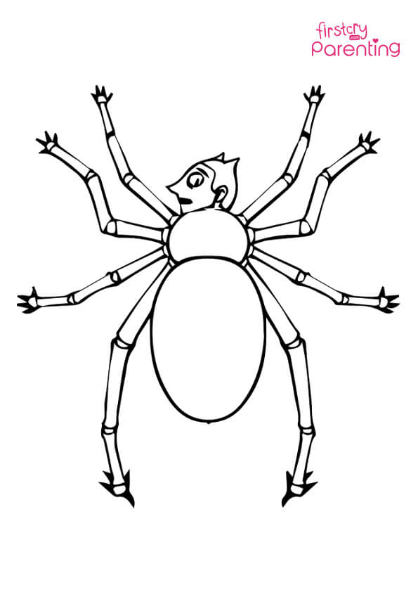 Spiderman Surreal Coloring Page