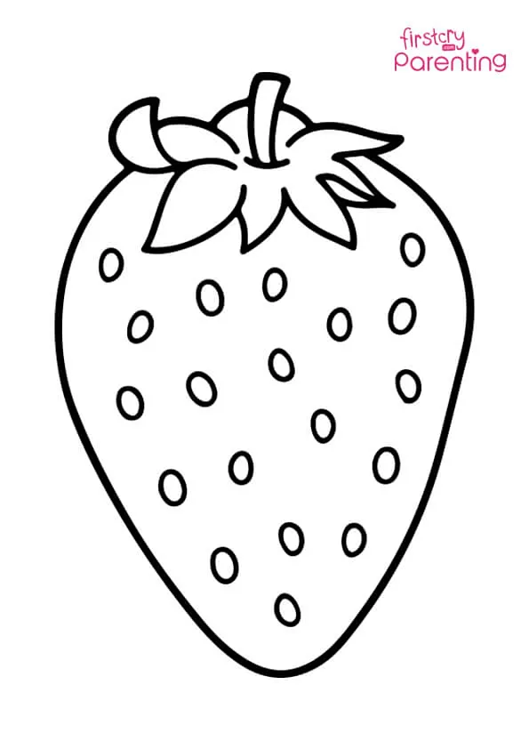 Strawberries Coloring Page Colouring Pages Strawberries Coloring Page Colouring Pages