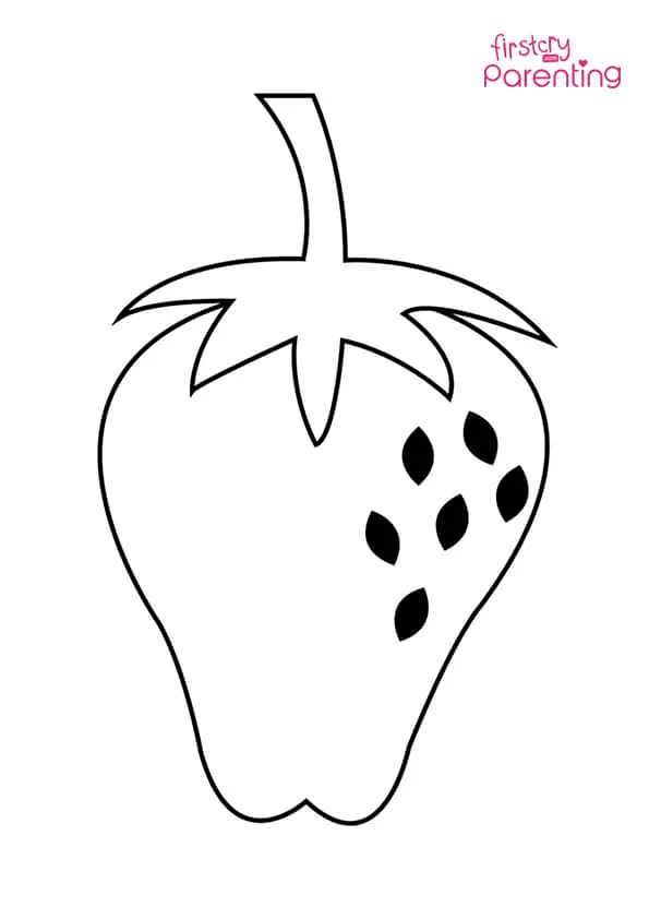 Strawberry Outline Coloring Page Colouring Pages Strawberry Outline Coloring Page Colouring Pages