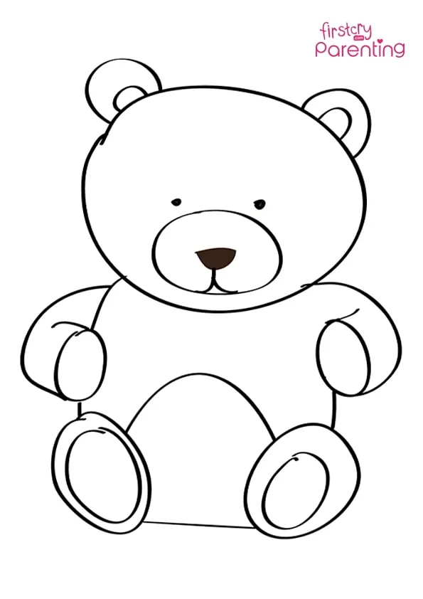 Teddy Bear Coloring Page Colouring Pages