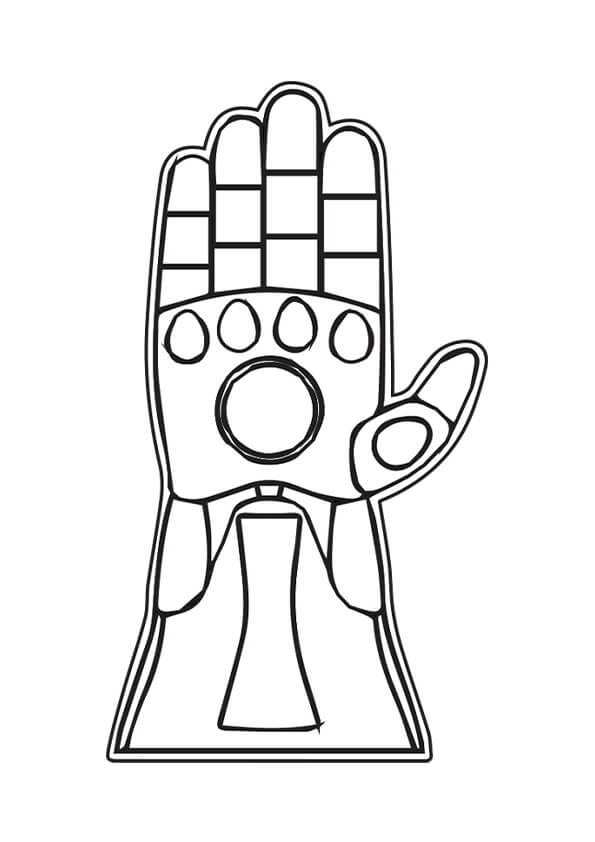 Thanos Colouring Pages