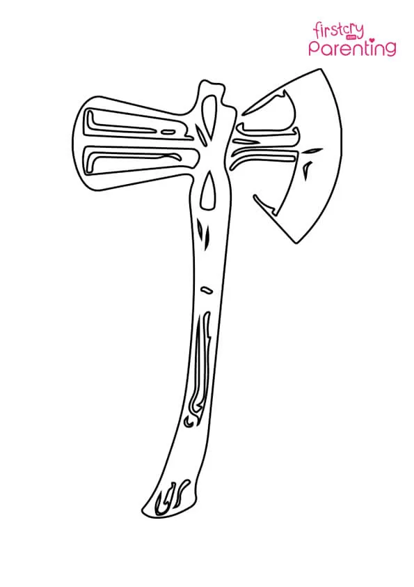 Thor Strome Breaker Coloring Page Colouring Pages