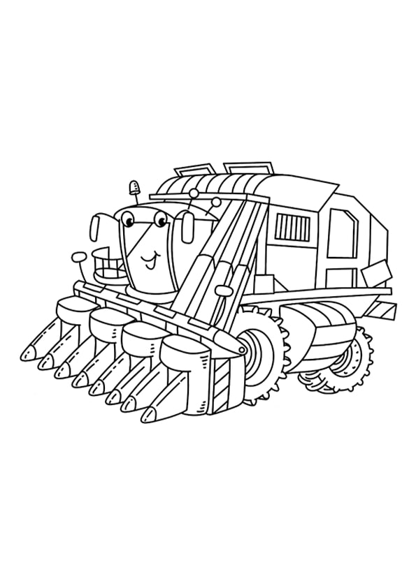 Tractor Colouring Pages