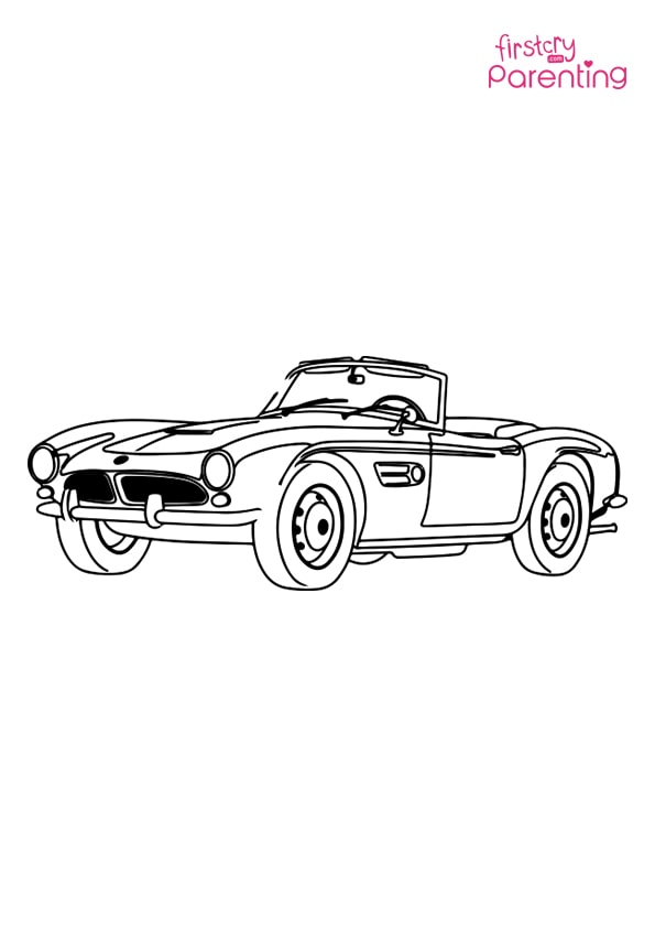 Transportation Car Coloring Page