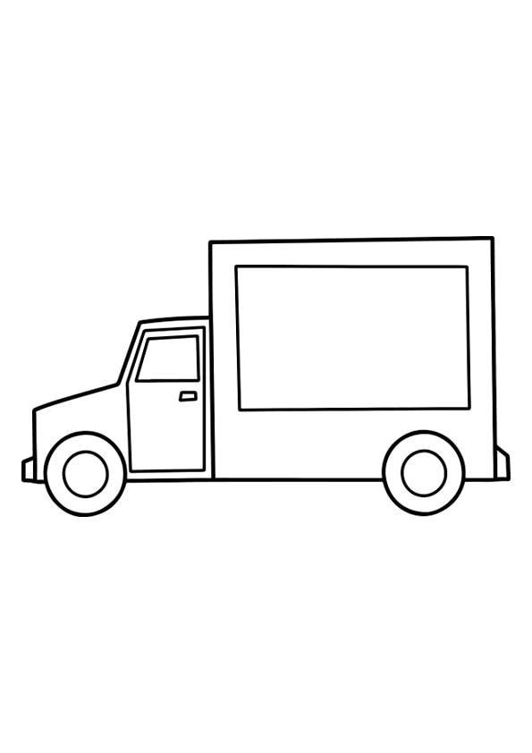 Truck Colouring Pages