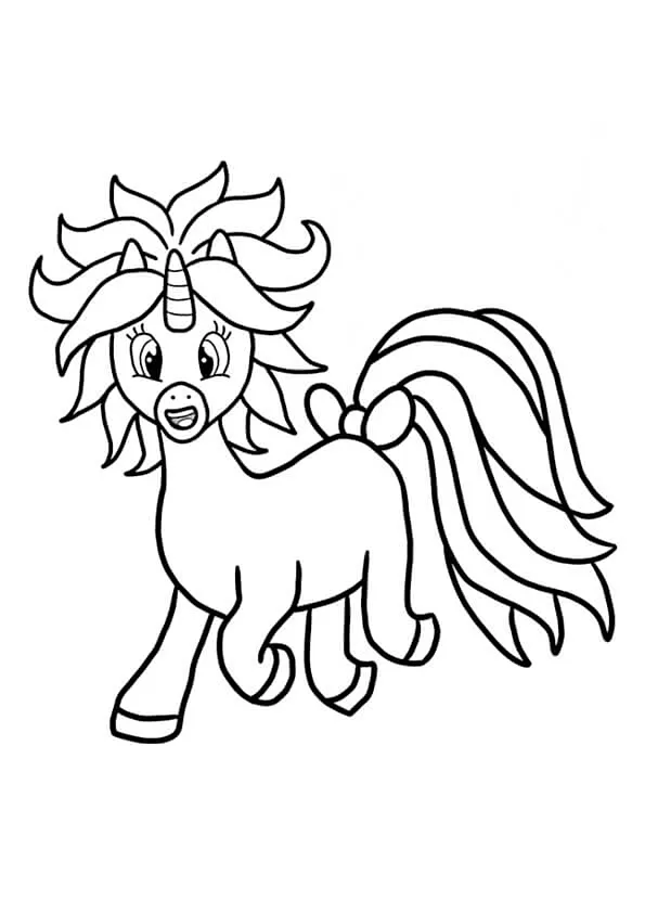 Unicorn Colouring Pages