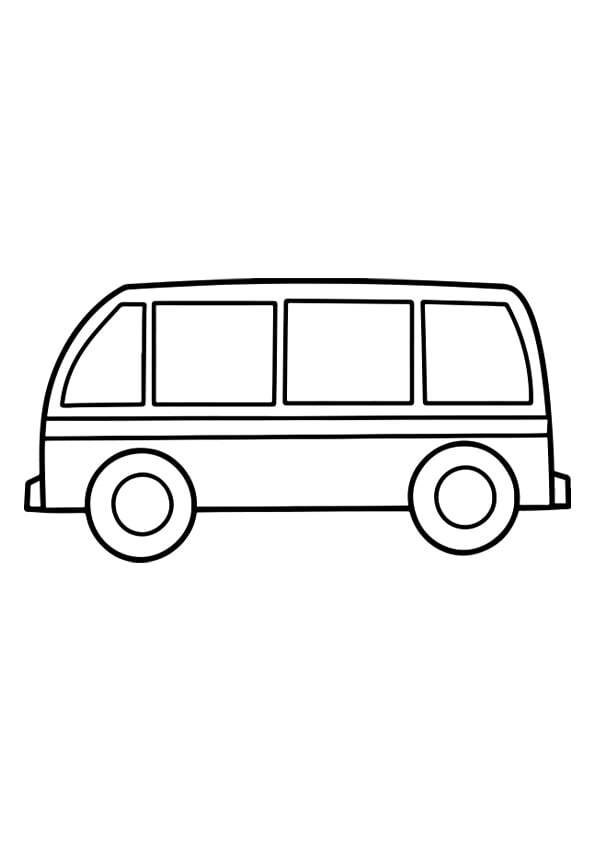 Van Colouring Pages