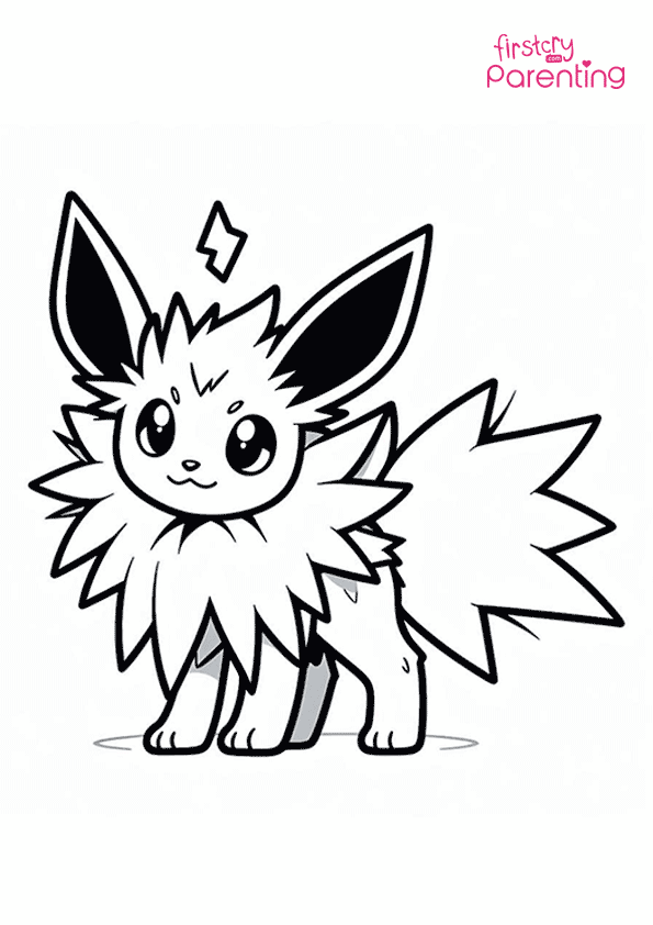 Jolteon Pokemon Coloring Page