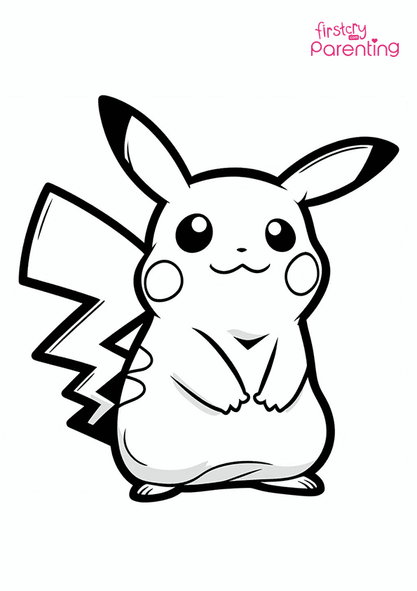Pokemon Pikachu Coloring Page
