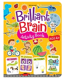 Brilliant Brain Activity Book for Kids Age 4 to 5 Years with Matching, Colouring, Counting & More | 88 Pages of Educational & Fun Activities for Early Learning & short mental exercises