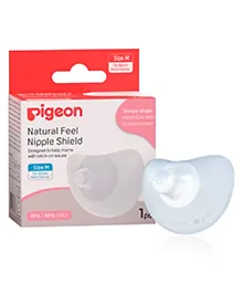 Pigeon Natural Feel Nipple Shield Size 2 - White