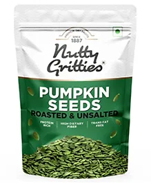 Nutty Gritties Roasted Unsalted  Pumpkin Seeds - 200 gm