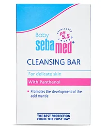 Baby Sebamed Cleansing Bar|pH 5.5 |Newborn bathing|Soap Free|Tear Free|150 gm
