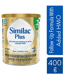 Similac Plus Stage 2 Follow-Up Formula 400g Tin  Nutrient Blend for Immunity & Brain Development, 6-12 Months