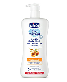 Chicco Baby Moments Gentle Body Wash And Shampoo - 500 ml