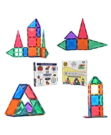 GELTOY Geltiles Magnetic Tiles Freedom 32 Pieces Set Creative Learning STEM Educational Toy for Kids
