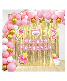 Baby Girl  Naming Ceremony Foil Kit- Multicolour