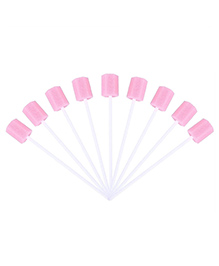 Safe-O-Kid Oral Care Disposable Mouth Swabs 100 Pieces - Pink
