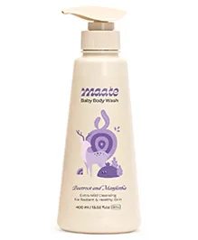MAATE Baby Body Wash (400 ml) | With Ayurvedic Herbs Beetroot, Manjistha & Neem extracts | Body Wash for Dry & Sensitive Skin | Natural & Vegan | Tear-free & pH Balanced | Soap Free | Body Wash
