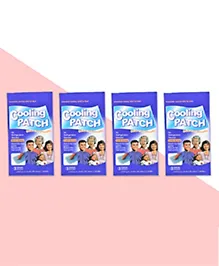 The Little Lookers Cooling Gel Patch Sheets Babies Pack of 12 Sheets - Multicolour