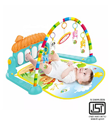 Planet of Toys Musical Keyboard Mat Piano Gym Mat Gym & Fitness Rack- ( Colour may vary )