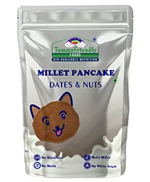 Tummy Friendly Foods Organic Aluminium-Free Dates and Nuts Pancake Healthy Instant Breakfast Mix No Maida No White Sugar  - 150 gm