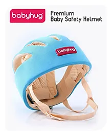 Babyhug Premium Baby Safety Helmet - Blue