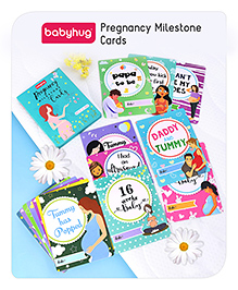 Babyhug Pregnancy Milestone Cards - English