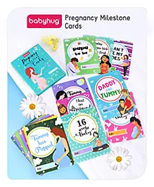 Babyhug Pregnancy Milestone Cards - English