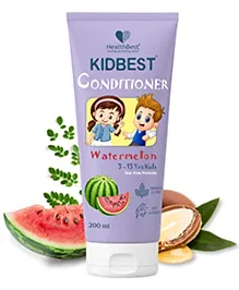 HealthBest Kids Conditioner for Smoothing & Nourishing Hair, Tear, Paraben, SLS-Free, Watermelon Flavor - 200ml