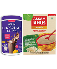 Pro To Grow Infant to Toddler Growth Assam Bhim and Fitbhim Chocolate Drink- 300 g 200 g