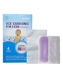 Zikku Baby and Kids Cooling Gel Patch For Fever Colour Changing Patch - 4 Patch