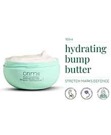 Orimii Bump Hydrating Stretch Marks Body Butter For Women  Whipped Body Cream For Pregnancy  Enriched With Cocoa & Shea Butter  Lightweight, Non Sticky, Pregnancy & Breastfeeding Safe- 100g