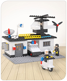 Babyhug Premium City Concept 260 Pcs Blocks with Base Plate| Creative Construction Set and Interlocking Toy| Educational and Learning Toy for Children| BIS Certified| Non-Toxic