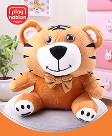 Play Nation Baby Tiger Soft Toy Multicolor - Height 21 cm