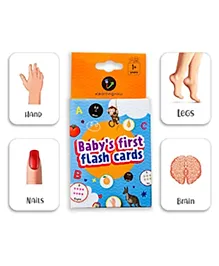 ilearnngrow Babys First Body Parts 20 Flash Cards - Multicolor