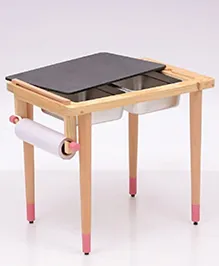Ariro Beachwood and Pinewood Sensory Table- Pink