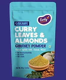 Early Foods Curry Leaves & Almonds Chutney Powder - 150 g