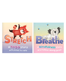 Children's Wellness Bundle (Breathe & Strech set of 2 Books) [Board book] Parragon Publishing India