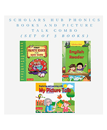 Phonetic & English Reader & Picture Talk Book Combo Pack of 3 - English