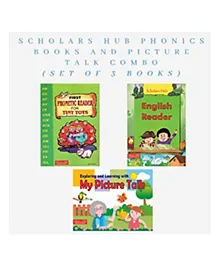 Phonetic & English Reader & Picture Talk Book Combo Pack of 3 - English