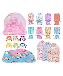 Kwitchy New Born Baby Gift Set Bedding & Clothing Combo - Pink