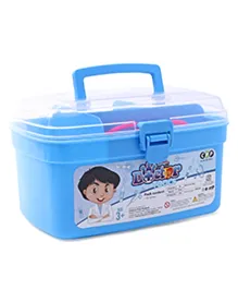 KiddyBuddy Doctor's Set for Kids in Carry Case Set of 20 Pieces - Blue